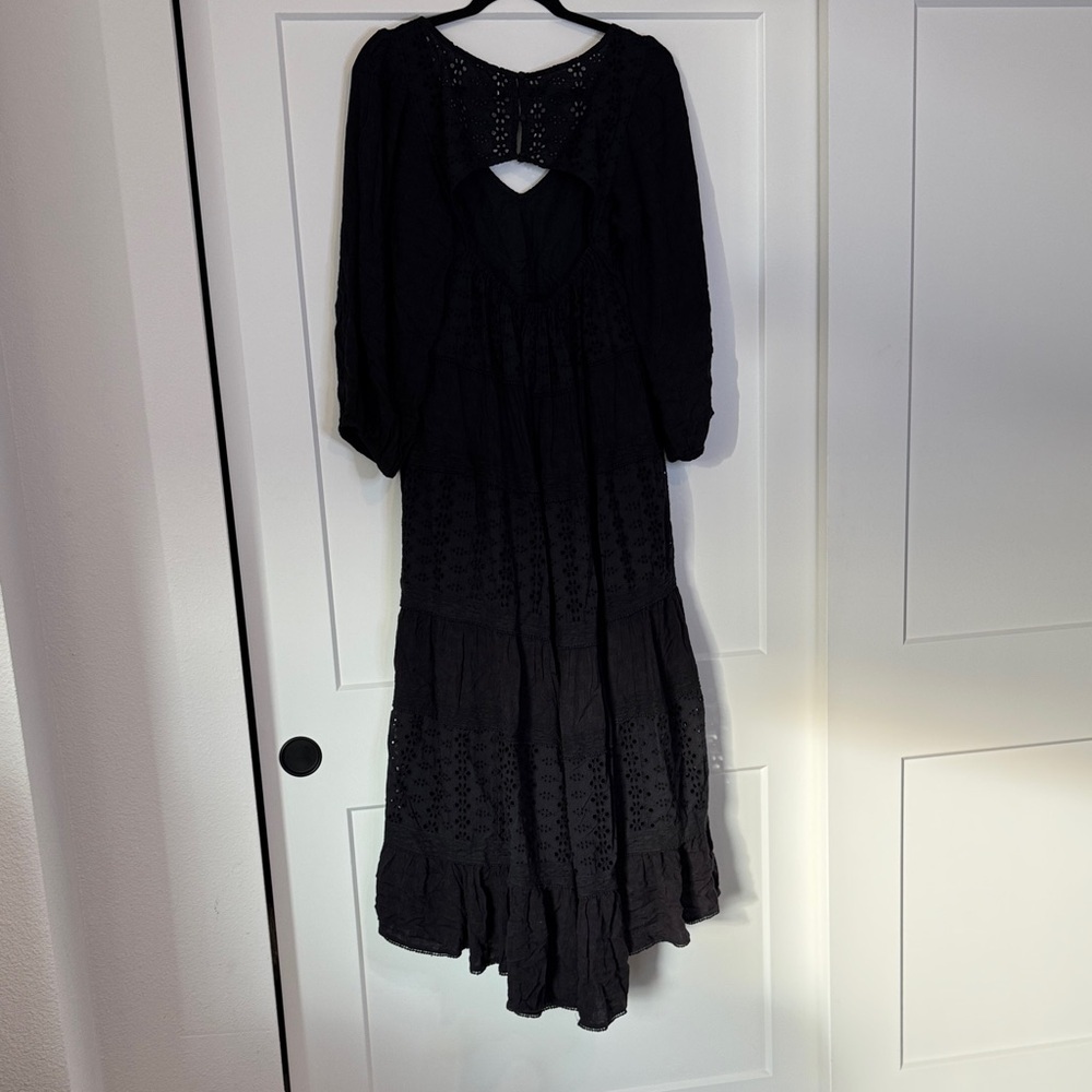 Free People Mockingbird Maxi in Black - Picture 4 of 9